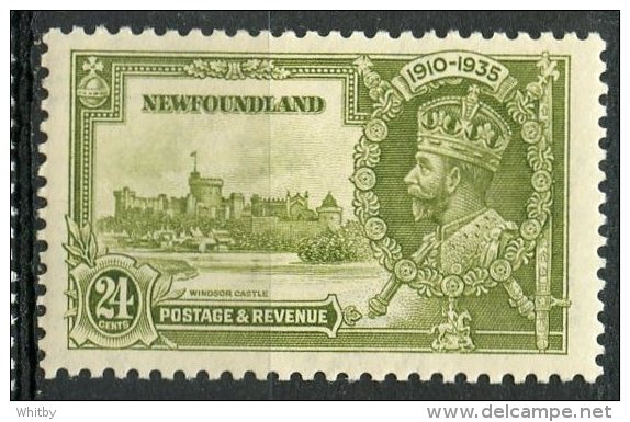 Newfoundland 1935 24 Cent Silver Jubilee Issue #229  MH - 1908-1947