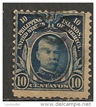 Timbres - Amérique - Possessions - Philippines - 1906-1914 - 10 Centavos - - Philippinen