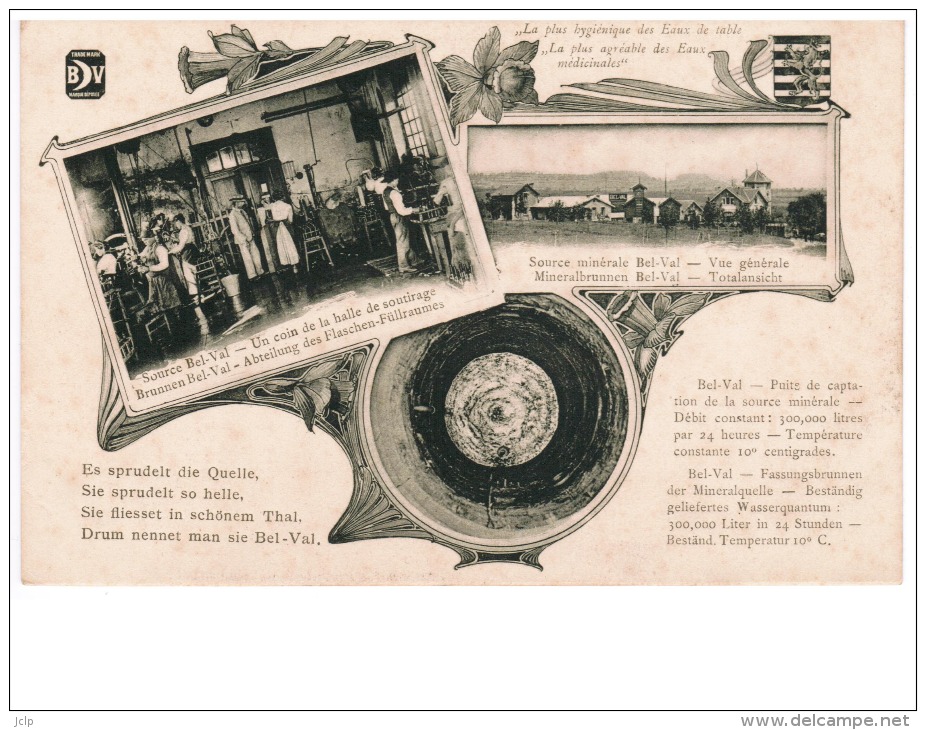 Source Minérale De Bel-Val - G-D De Luxembourg - Vue Générale- Un Coin De La Halle De Soutirage - Esch-sur-Alzette