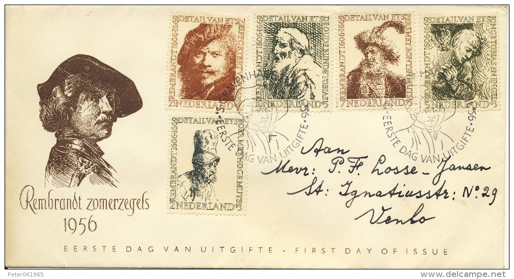 E25 - Met Adres (CW = € 65,-) - FDC