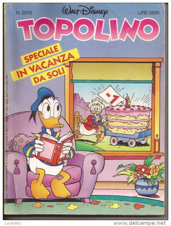 TOPOLINO N. 2010 - 7 GIUGNO 1994 - Disney