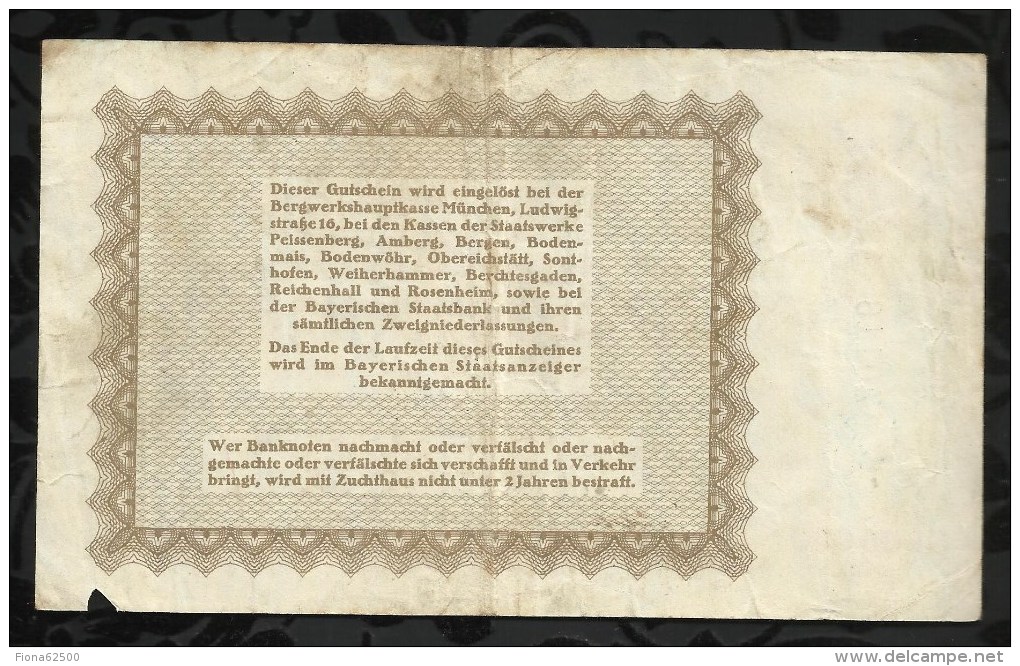 ALLEMAGNE .   BILLET DE 3 MILLIONEN  MARK .1923  . - Altri & Non Classificati