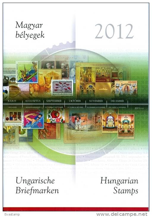 HUNGARY - 2012.Complete Year Set With Souvenir Sheetsin Exclusive Case  MNH!!! - Années Complètes