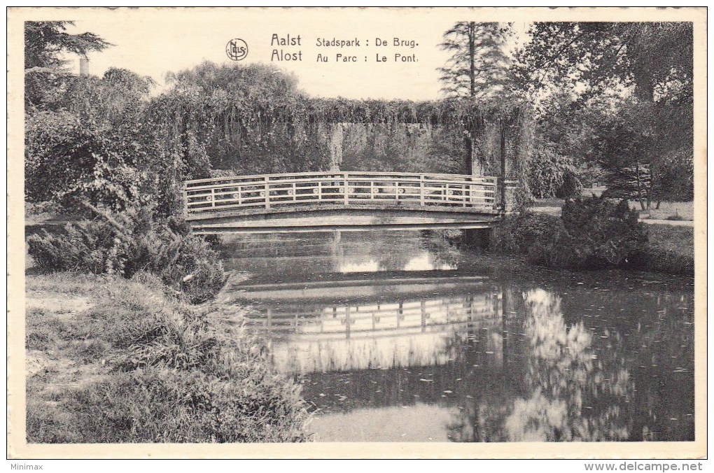 Alost - Au Parc : Le Pont - 1958 - Aalst