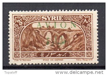 Syrie PA N°27 Neuf Charniere - Poste Aérienne