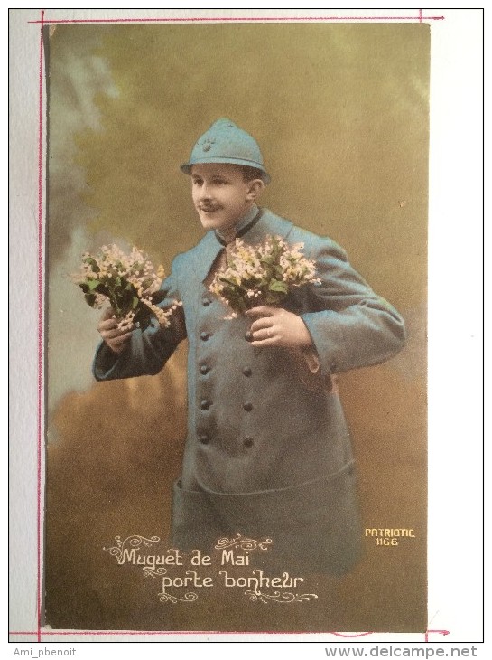 Guerre De 1914, Muguet De Mai, Porte-Bonheur, Soldat De Brive - Guerre 1914-18