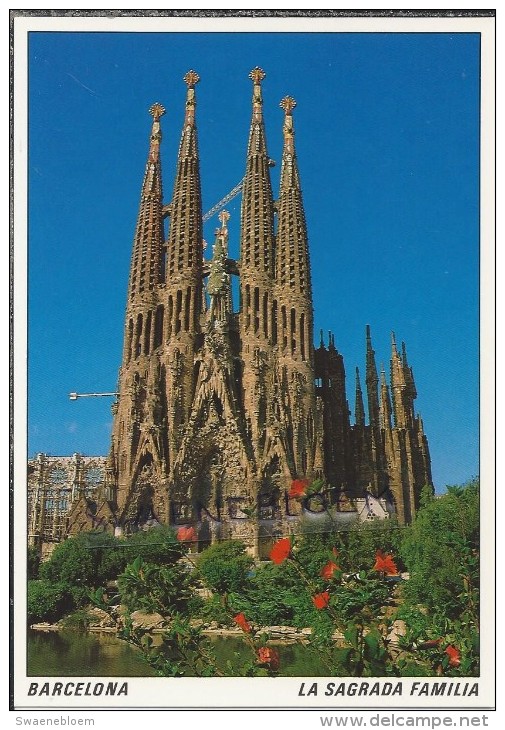 ES.- Barcelona. La Sagrada Familia. A. Gaudi. The Holy Family. La Sainte Famille. 2 Scans - Iglesias