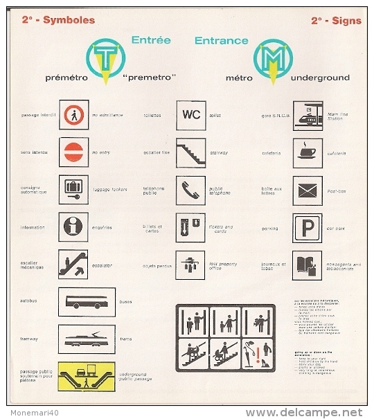 METRO DE BRUXELLES - BRUSSELSE METRO - Information Des Usagers (Dépliant N° 2 En 4 Langues) - Other & Unclassified