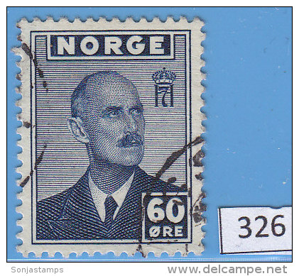 NORWAY 1943; Mi: 283; USED; London Stamps, King Haakon VII (1872-1957) - Oblitérés