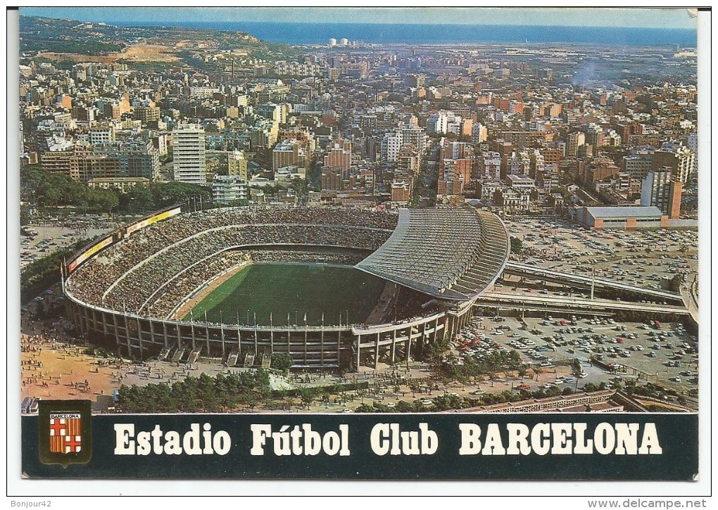 ESPAGNE-ESTADIO FUTBOL BARCELONA--stade BARCELONE-janvier 1981 - Calcio