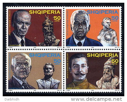 ALBANIA 2003 Sculptors Set Of 4    MNH / **.  Michel 2954-57 - Albanien