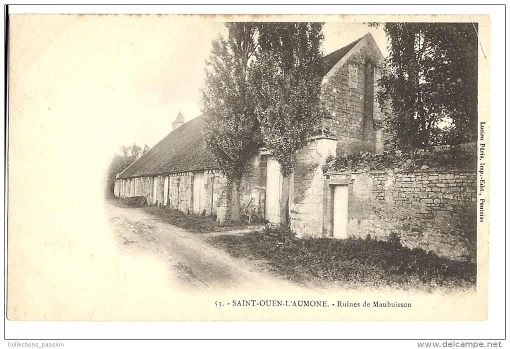 Cp, 95, Saint-Ouen-l'Aumone, Ruines De Maubuisson - Saint-Ouen-l'Aumône
