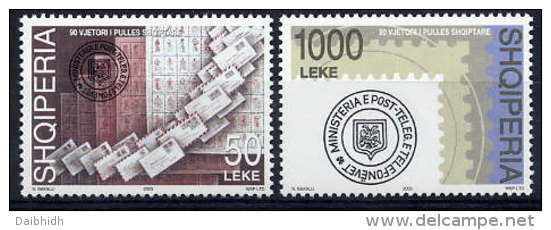 ALBANIA 2003 Stamp Anniversary Set Of 2 MNH / **.  Michel 2931-32 - Albanien