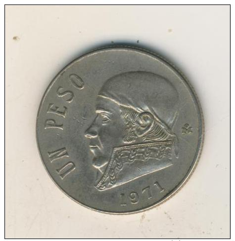 Mexiko V. 1971  Un Peso  (40456) - México