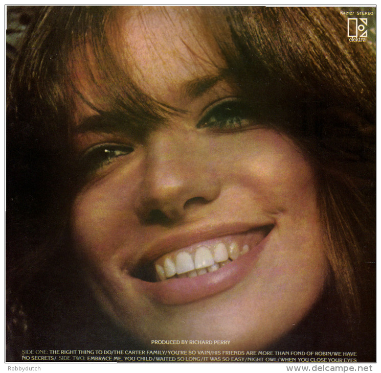 * LP *  CARLY SIMON - NO SECRETS (England 1972 EX-!!!) - Andere - Engelstalig