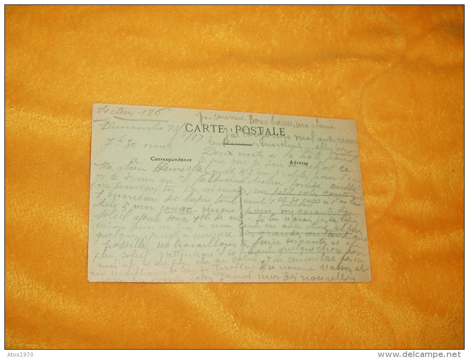 CARTE POSTALE ANCIENNE CIRCULEE DE 1917. / CONNANTRE.- LE BUREAU DE POSTE / EDIT. MAILLET. - Autres & Non Classés