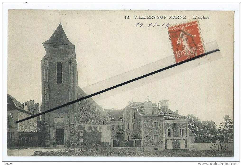 CPA- Villiers Sur Marne- L'Eglise - Villiers Sur Marne