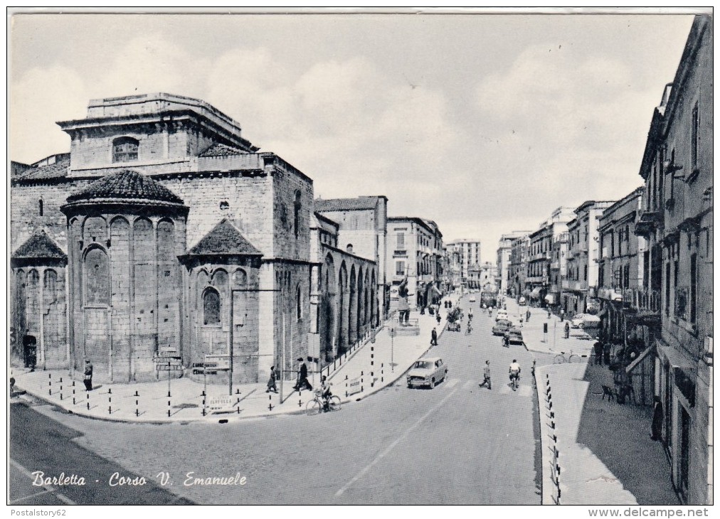 Barletta, Corso Vitrio Emanuele. Viagg. 1965 - Barletta