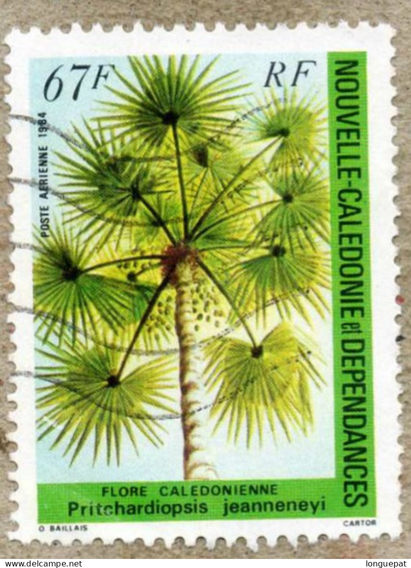 Nelle CALEDONIE : Arbres : Pritchardiopsis Jeanneneyi - Palmier Rare, Endémique De Nelle Calédonie - - Used Stamps