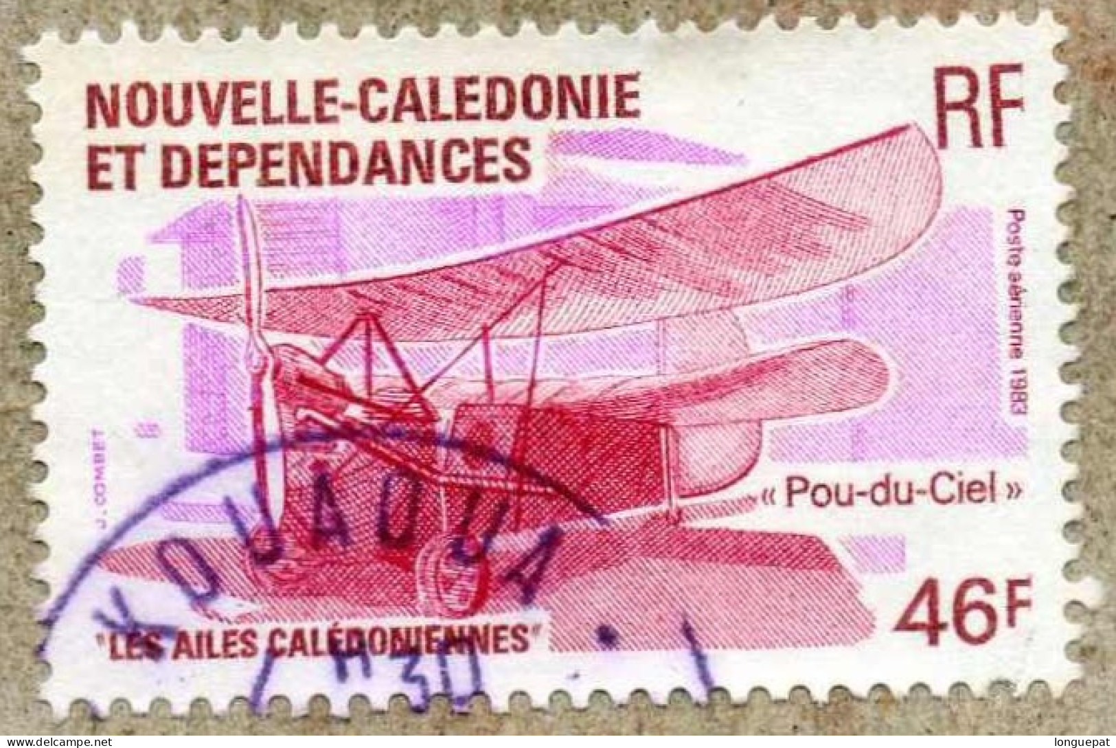 Nelle CALEDONIE : Aviation - Ailes Calédoniennes : "Pou-du-Ciel" - Avions - Transport - - Used Stamps