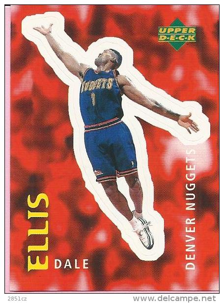 Sticker - UPPER DECK, 1997. - Basket / Basketball, No 17 - Dale Ellis, Denver Nuggets - Otros & Sin Clasificación