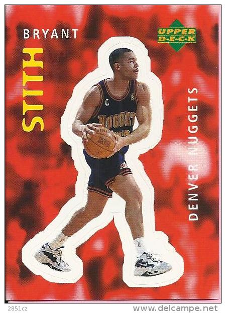 Sticker - UPPER DECK, 1997. - Basket / Basketball, No 18 - Bryant Stith, Denver Nuggets - Andere & Zonder Classificatie