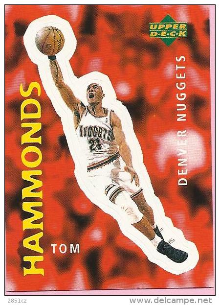 Sticker - UPPER DECK, 1997. - Basket / Basketball, No 19 - Tom Hammonds, Denver Nuggets - Altri & Non Classificati