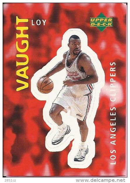 Sticker - UPPER DECK, 1997. - Basket / Basketball, No 57 - Loy Vaught, Los Angeles Clippers - Otros & Sin Clasificación