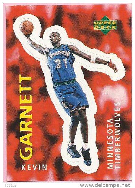 Sticker - UPPER DECK, 1997. - Basket / Basketball, No 77 - Kevin Garnett, Minnesota Timberwolves - Other & Unclassified