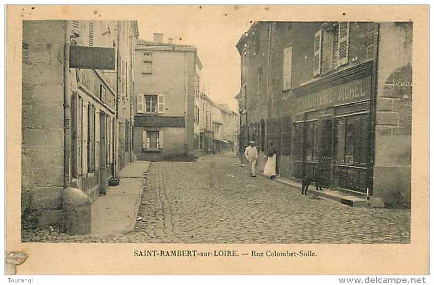 JuiAoû14 780: Saint-Rambert-sur-Loire  -  Rue Colombet-Solle - Saint Just Saint Rambert