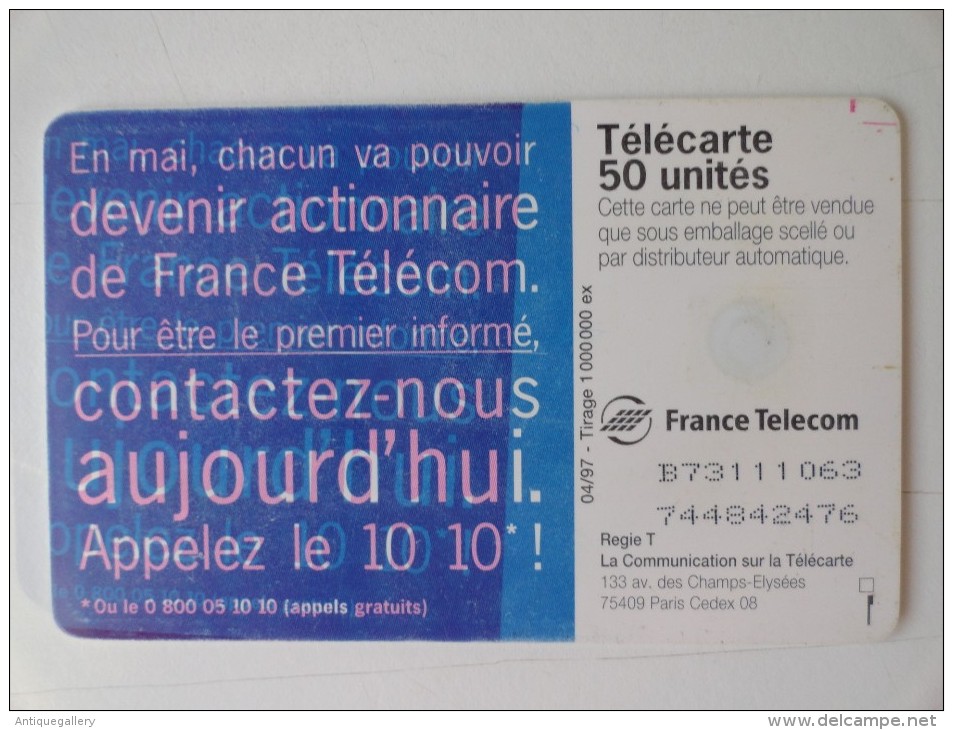 RARE : IMPRESSION & COULEUR !! SUR 10 10 PRIVATISATION TÉLÉPHONE - Variëteiten