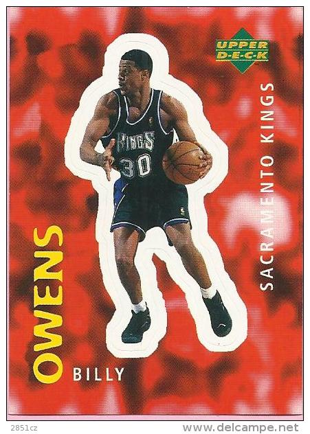 Sticker - UPPER DECK, 1997. - Basket / Basketball, No 106 - Billy Owens, Sacrament Kings - Altri & Non Classificati