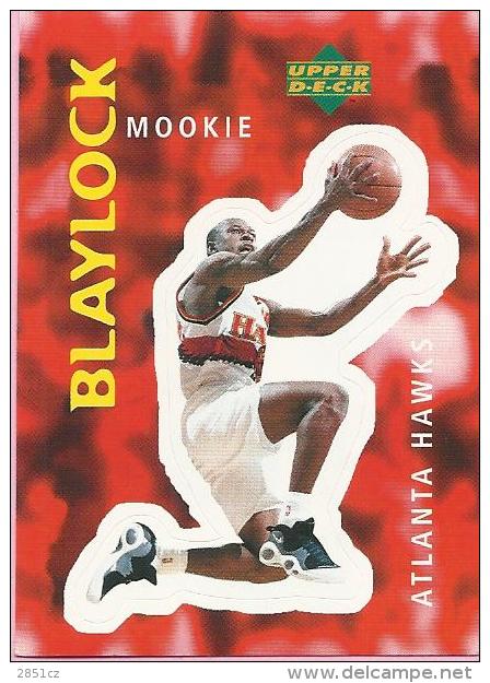 Sticker - UPPER DECK, 1997. - Basket / Basketball, No 174 - Mookie Blaylock, Atlanta Hawks - Autres & Non Classés