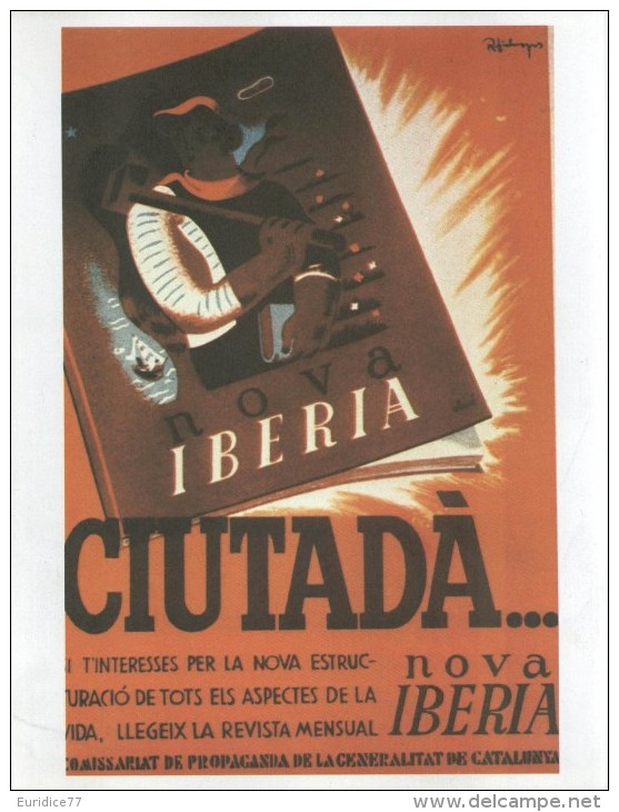 Cartel Affiche Poster Civil Spanish War - Size: 20x13 Cm. Aprox. REPRODUCTION - Heimat