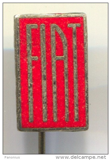 FIAT - Car, Auto, Old Pin, Badge, Enamel - Fiat