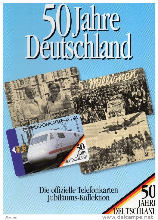 50 Jahre Deutschland TK O 379/93 ** 20€ Telefonkarte USA-Präsident Kennedy In Berlin 1962 Adenauer Tele-cards Of Germany - O-Series: Kundenserie Vom Sammlerservice Ausgeschlossen
