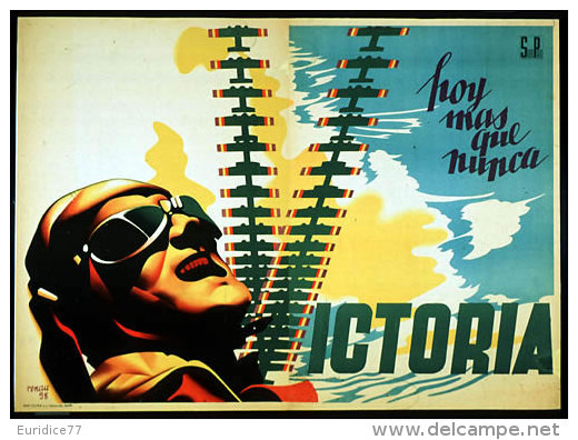 Cartel Affiche Poster Civil Spanish War - Size: 13X20 Cm. Aprox. REPRODUCTION - Patrióticos