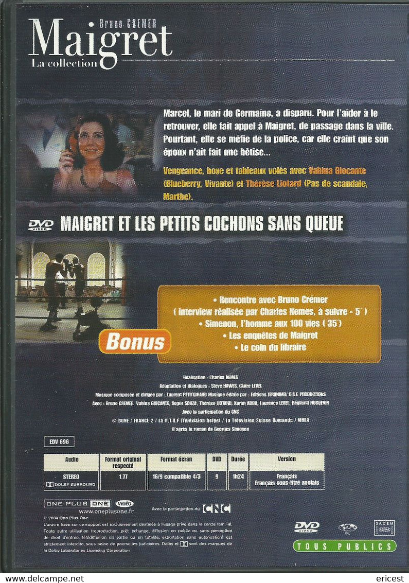 (-) MAIGRET ET LES PETITS COCHONS SANS QUEUE - TV-Serien