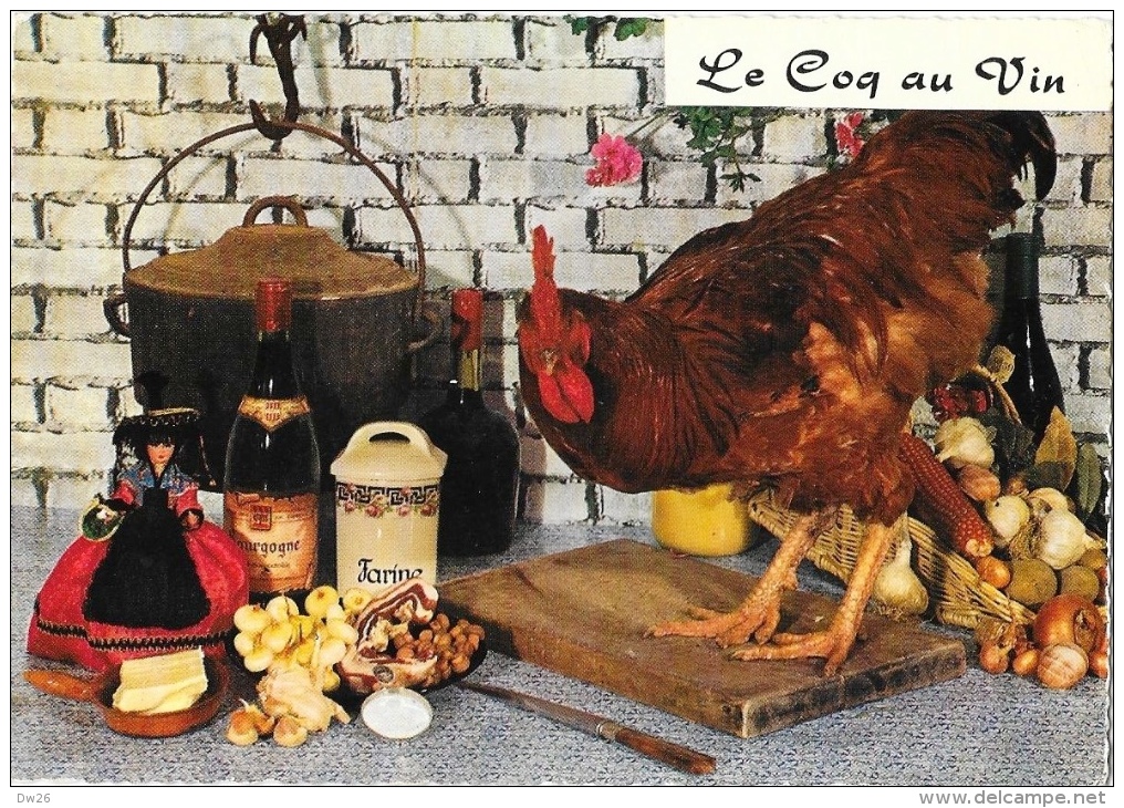 3 Cartes Recettes - Recette Du Coq Au Vin, Poule Au Pot Farcie Henry IV, Civet De Lièvre - Recettes (cuisine)