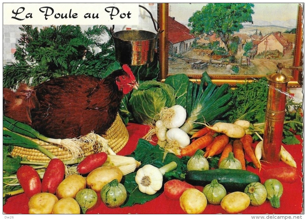 3 Cartes Recettes - Recette Du Coq Au Vin, Poule Au Pot Farcie Henry IV, Civet De Lièvre - Recettes (cuisine)