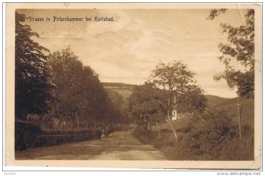 Cpa STASSE IN PIRKENHAMMER BEI KARLSBAD - Villingen - Schwenningen