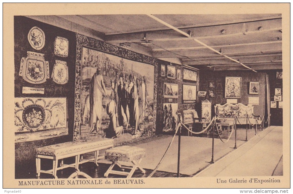 Cp , 60 , BEAUVAIS , Manufacture Nationale , Une Galerie D'Exposition - Beauvais
