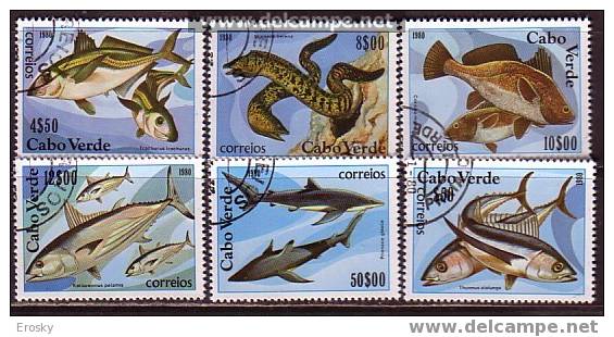 A1231 - CABO VERDE N°425/30 POISSONS FISH - Cape Verde