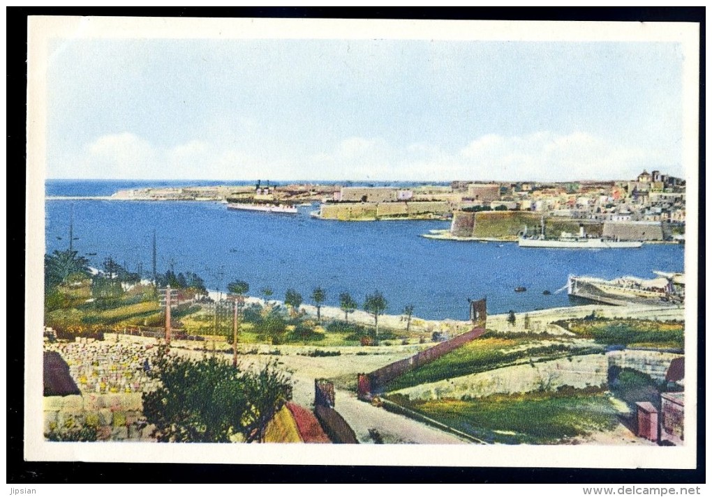 Cpa De Malte General View Grand Harbour      AO59 - Malta