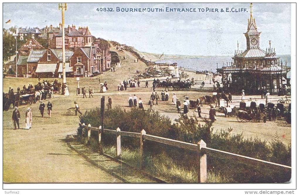 DORSET - BOURNEMOUTH - ENTRANCE TO PIER AND E. CLIFF Do554 - Bournemouth (until 1972)