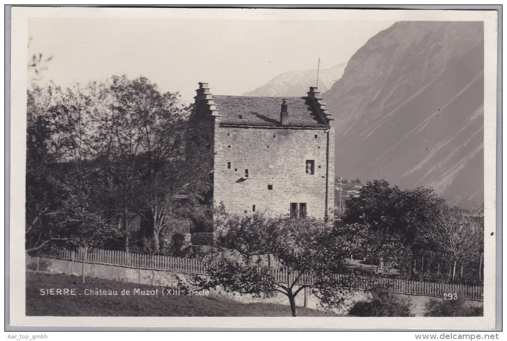 AK VS SIERRE Ungebraucht Château De Muzot Foto Perrochet - Sierre