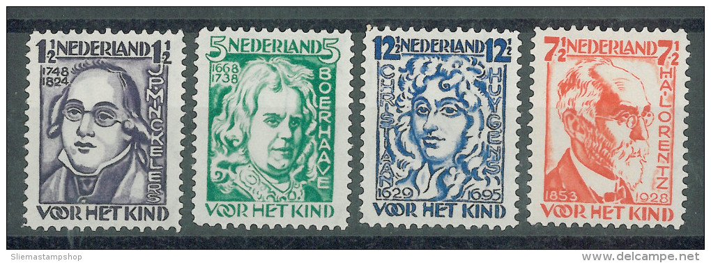 NETHERLANDS - 1928 SCIENTISTS - Unused Stamps