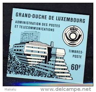 Luxembourg Carnet C1106 Centenaire De La Naissance De Robert Schuman  1986 - Carnets