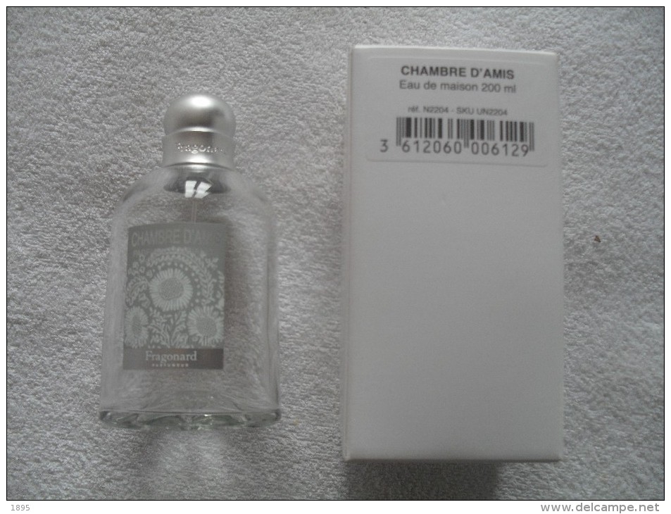 Chambre  D Amis  200 Ml   Fragonard - Bottles (empty)