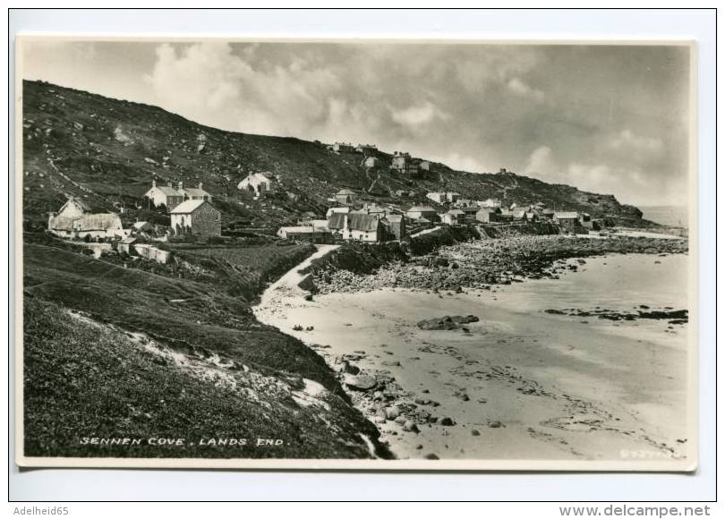 N1C/ Land's End Senneth Cove Publ.W.H.S., Real Photo Pc - Land's End